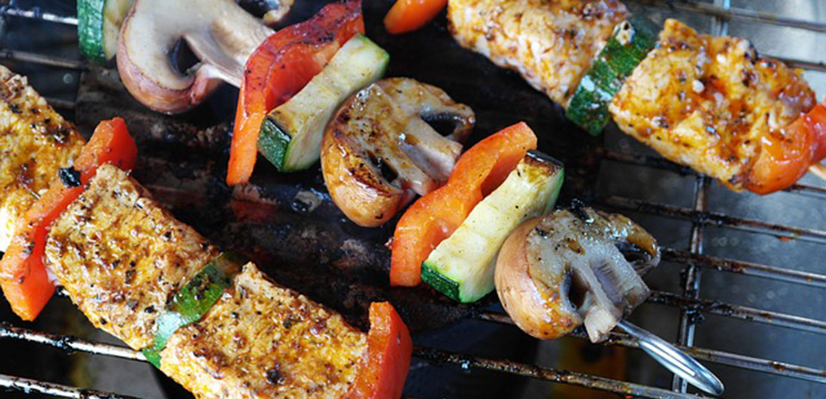 Barbecue Taste Meat Skewer
